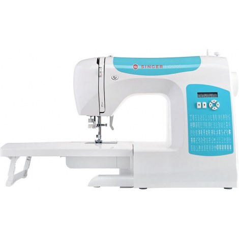 Singer | C5205-TQ | Sewing Machine | Number of stitches 80 | Number of buttonholes 1 | White/Turquoise - 3